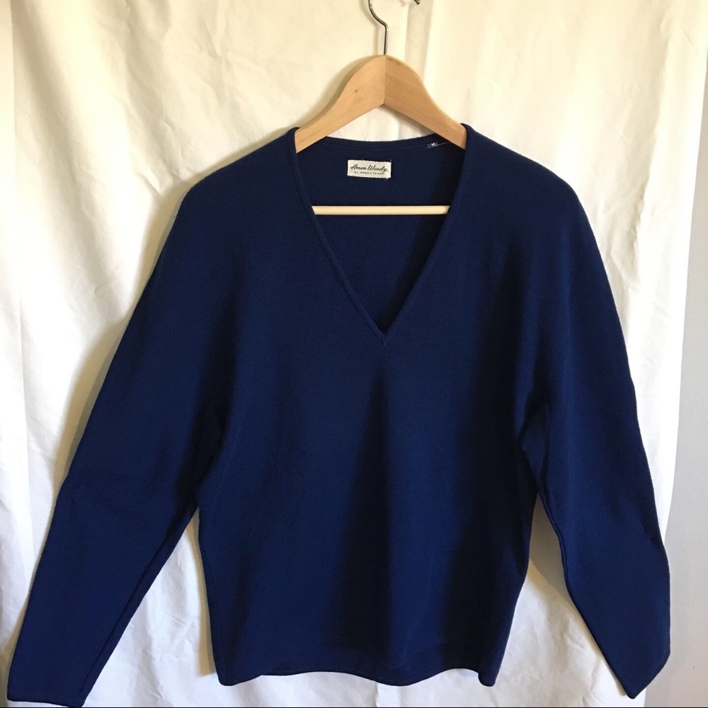 virgin lambswool v neck sweater
